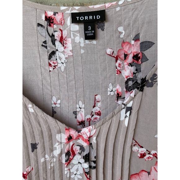 Torrid Floral Shirts Lot Womens Plus Size 3X 3 Sleeveless Tops Comfy Blouse - Picture 8 of 12